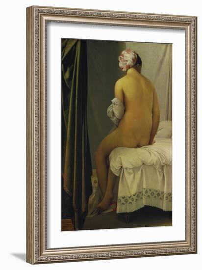 The Bather (Baigneuse De Valpincon), 1808-Jean-Auguste-Dominique Ingres-Framed Giclee Print