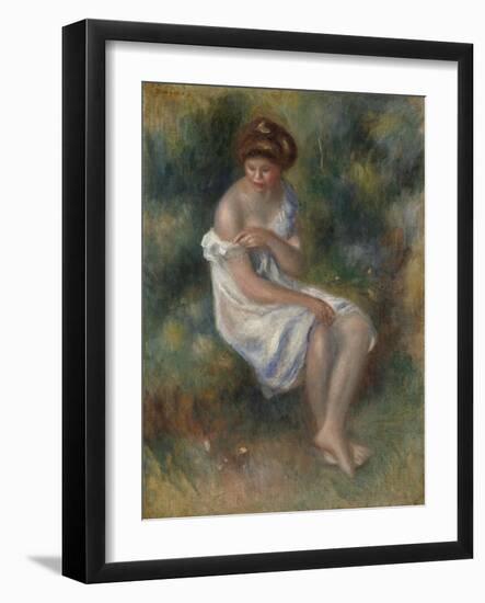 The Bather, C.1900-Pierre-Auguste Renoir-Framed Giclee Print