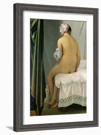 The Bather, Called "Baigneuse Valpincon," 1808-Jean-Auguste-Dominique Ingres-Framed Giclee Print