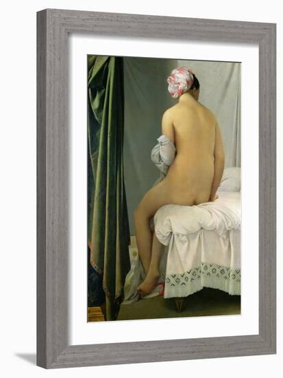 The Bather, Called "Baigneuse Valpincon," 1808-Jean-Auguste-Dominique Ingres-Framed Giclee Print