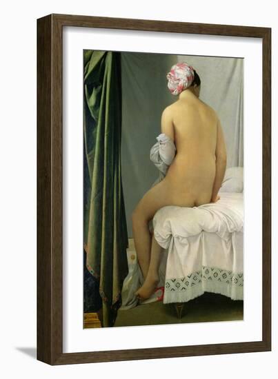 The Bather, Called "Baigneuse Valpincon," 1808-Jean-Auguste-Dominique Ingres-Framed Giclee Print