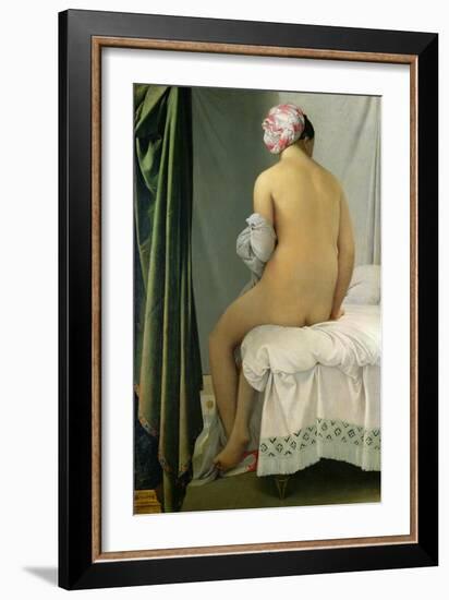 The Bather, Called "Baigneuse Valpincon," 1808-Jean-Auguste-Dominique Ingres-Framed Giclee Print