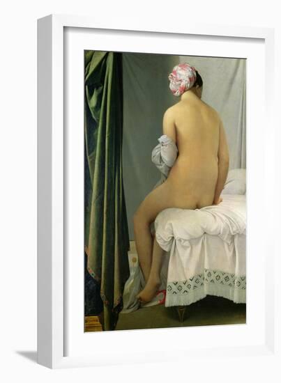 The Bather, Called "Baigneuse Valpincon," 1808-Jean-Auguste-Dominique Ingres-Framed Giclee Print