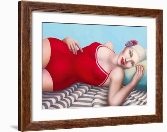 The Bather in Red-Rachel Deacon-Framed Giclee Print