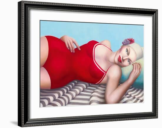 The Bather in Red-Rachel Deacon-Framed Giclee Print