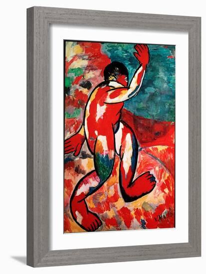 The Bather Painting by Kasimir Malevic (Malevich, Malevitch) (1878-1935) 1910 Dim. 105X69 Cm Amster-Kazimir Severinovich Malevich-Framed Giclee Print