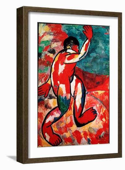 The Bather Painting by Kasimir Malevic (Malevich, Malevitch) (1878-1935) 1910 Dim. 105X69 Cm Amster-Kazimir Severinovich Malevich-Framed Giclee Print