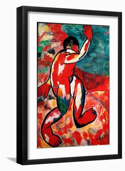 The Bather Painting by Kasimir Malevic (Malevich, Malevitch) (1878-1935) 1910 Dim. 105X69 Cm Amster-Kazimir Severinovich Malevich-Framed Giclee Print