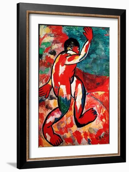 The Bather Painting by Kasimir Malevic (Malevich, Malevitch) (1878-1935) 1910 Dim. 105X69 Cm Amster-Kazimir Severinovich Malevich-Framed Giclee Print
