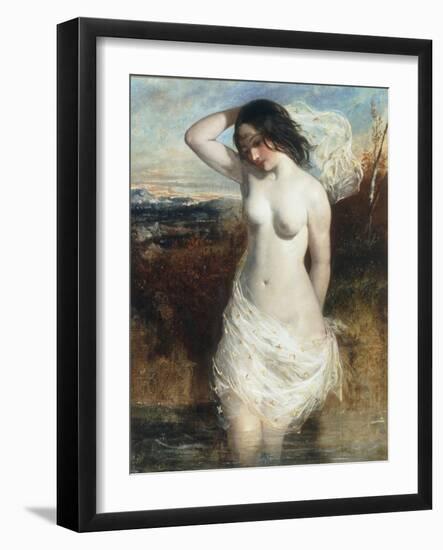 The Bather-William Etty-Framed Giclee Print