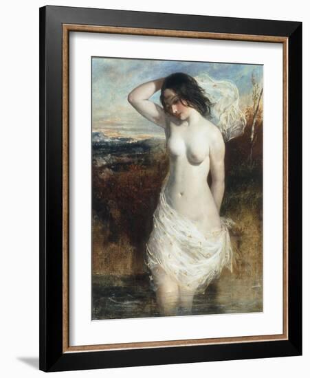 The Bather-William Etty-Framed Giclee Print