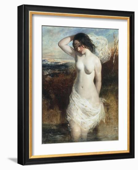 The Bather-William Etty-Framed Giclee Print