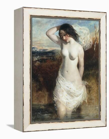 The Bather-William Etty-Framed Premier Image Canvas
