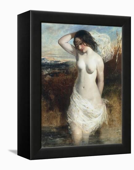 The Bather-William Etty-Framed Premier Image Canvas