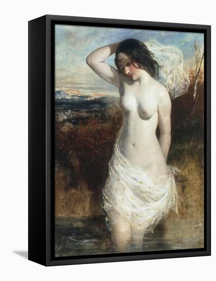 The Bather-William Etty-Framed Premier Image Canvas