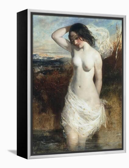 The Bather-William Etty-Framed Premier Image Canvas