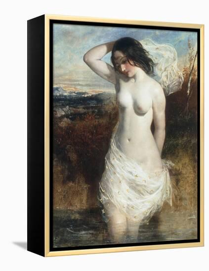 The Bather-William Etty-Framed Premier Image Canvas