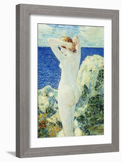 The Bather-Childe Hassam-Framed Giclee Print