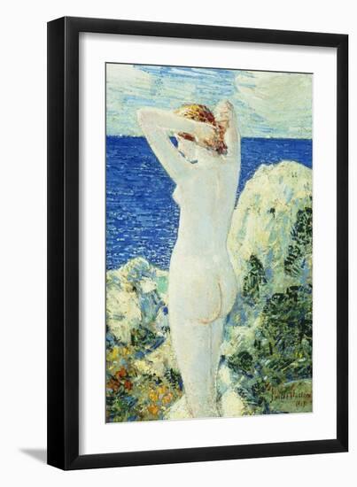 The Bather-Childe Hassam-Framed Giclee Print