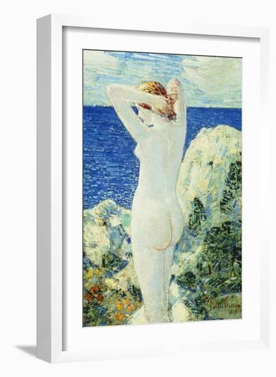 The Bather-Childe Hassam-Framed Giclee Print