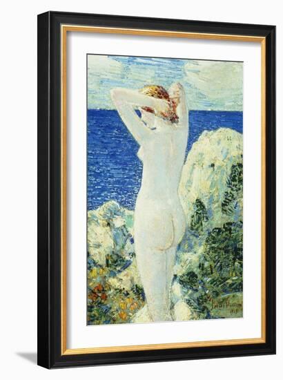 The Bather-Childe Hassam-Framed Giclee Print