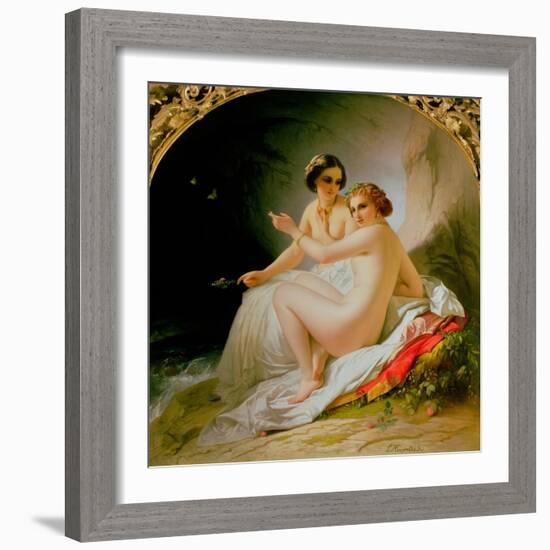 The Bathers, 1830-Louis Hersent-Framed Giclee Print