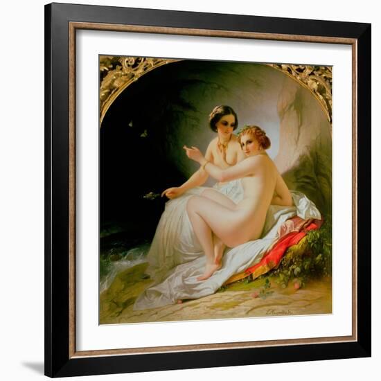 The Bathers, 1830-Louis Hersent-Framed Giclee Print