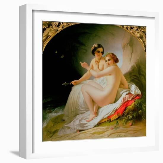 The Bathers, 1830-Louis Hersent-Framed Giclee Print