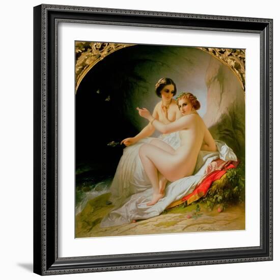 The Bathers, 1830-Louis Hersent-Framed Giclee Print