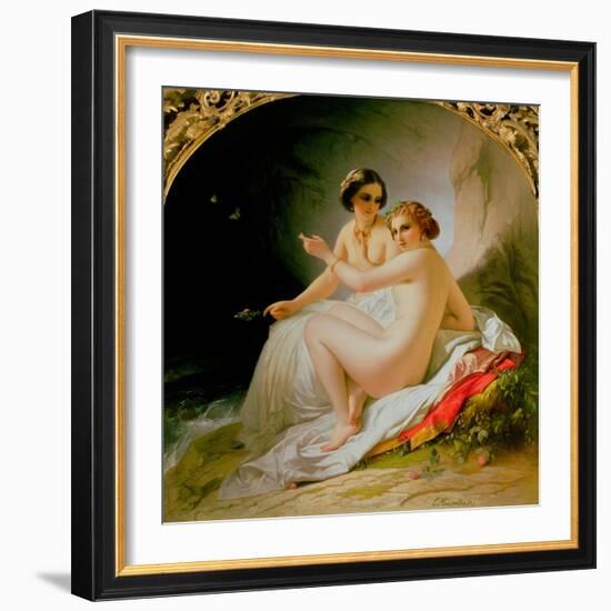 The Bathers, 1830-Louis Hersent-Framed Giclee Print