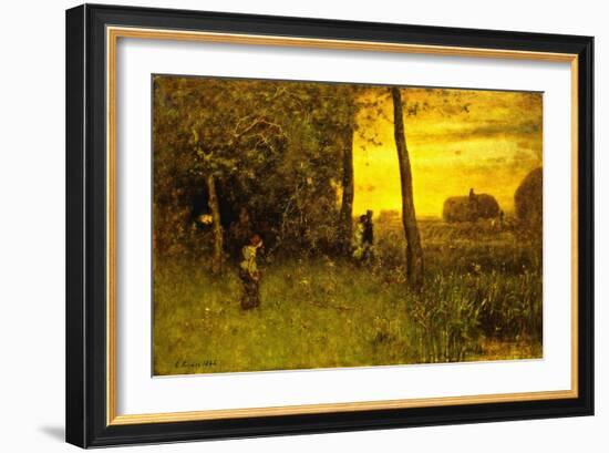 The Bathers, 1888-George Snr. Inness-Framed Giclee Print