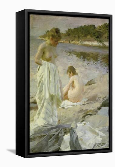 The Bathers, 1889-Anders Leonard Zorn-Framed Premier Image Canvas