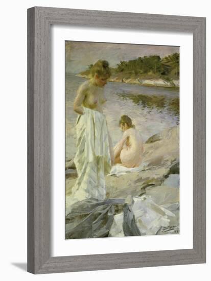 The Bathers, 1889-Anders Leonard Zorn-Framed Giclee Print