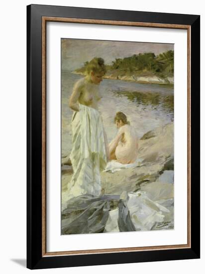 The Bathers, 1889-Anders Leonard Zorn-Framed Giclee Print