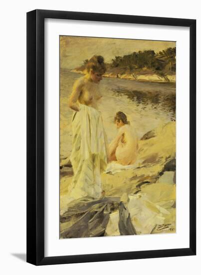 The Bathers, 1889-Anders Leonard Zorn-Framed Giclee Print