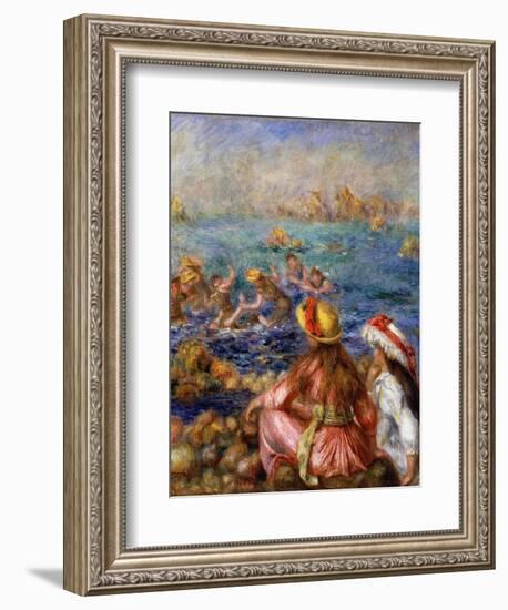 The Bathers, 1892-Pierre-Auguste Renoir-Framed Giclee Print