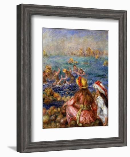 The Bathers, 1892-Pierre-Auguste Renoir-Framed Giclee Print