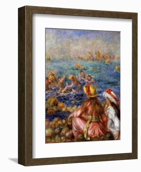 The Bathers, 1892-Pierre-Auguste Renoir-Framed Giclee Print