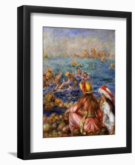 The Bathers, 1892-Pierre-Auguste Renoir-Framed Giclee Print