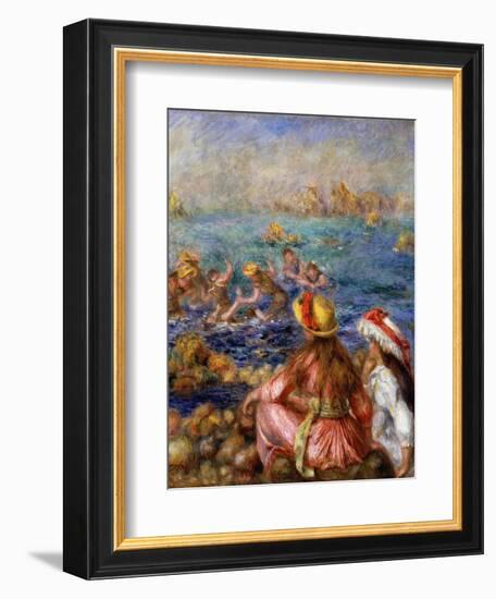 The Bathers, 1892-Pierre-Auguste Renoir-Framed Giclee Print