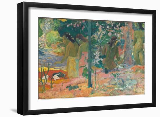 The Bathers, 1897-Paul Gauguin-Framed Giclee Print