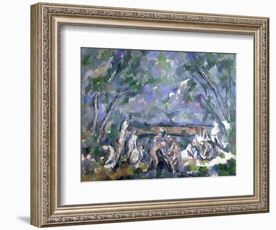 The Bathers, 1902-06-Paul Cézanne-Framed Giclee Print