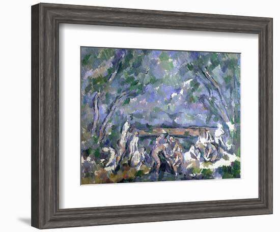 The Bathers, 1902-06-Paul Cézanne-Framed Giclee Print