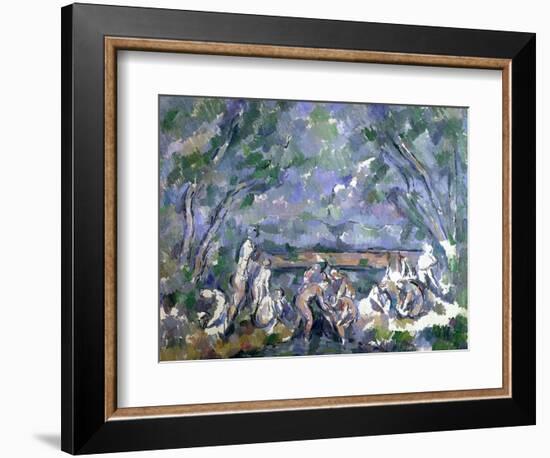 The Bathers, 1902-06-Paul Cézanne-Framed Giclee Print