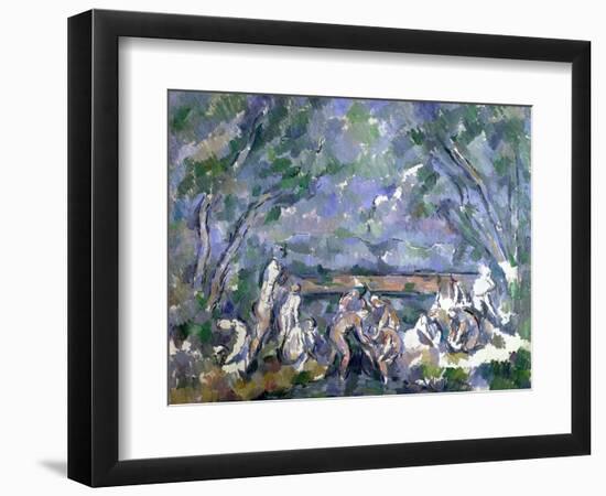 The Bathers, 1902-06-Paul Cézanne-Framed Giclee Print