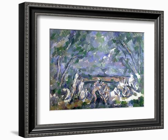 The Bathers, 1902-06-Paul Cézanne-Framed Giclee Print