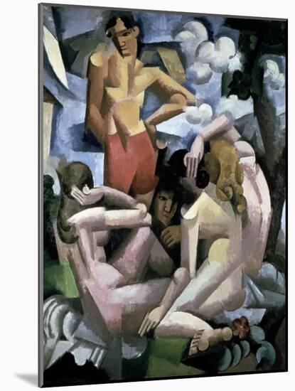 The Bathers, 1912-Roger de La Fresnaye-Mounted Giclee Print