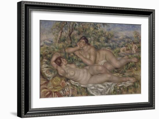 The Bathers, 1918-1919-Pierre-Auguste Renoir-Framed Giclee Print