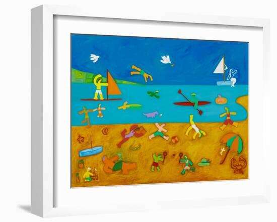 The Bathers,2001-Cristina Rodriguez-Framed Giclee Print