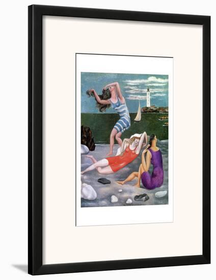 The Bathers, c.1918-Pablo Picasso-Framed Art Print